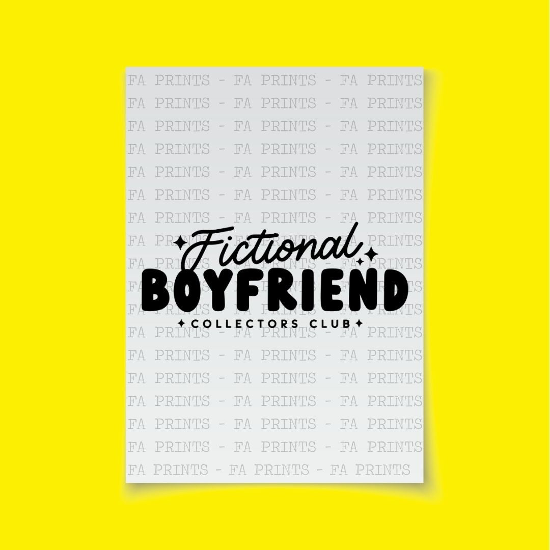 Fictional Boyfriend Collectors Club | DTF Transfer