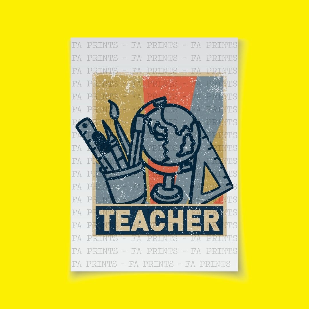 Teacher Retro | DTF Transfer