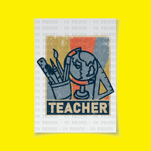 Teacher Retro | DTF Transfer