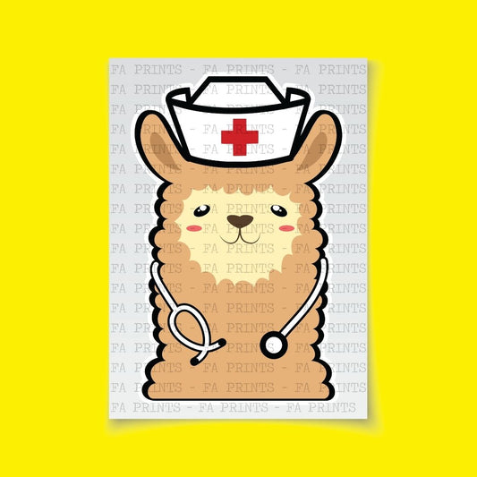 Llama Nurse | DTF Transfer