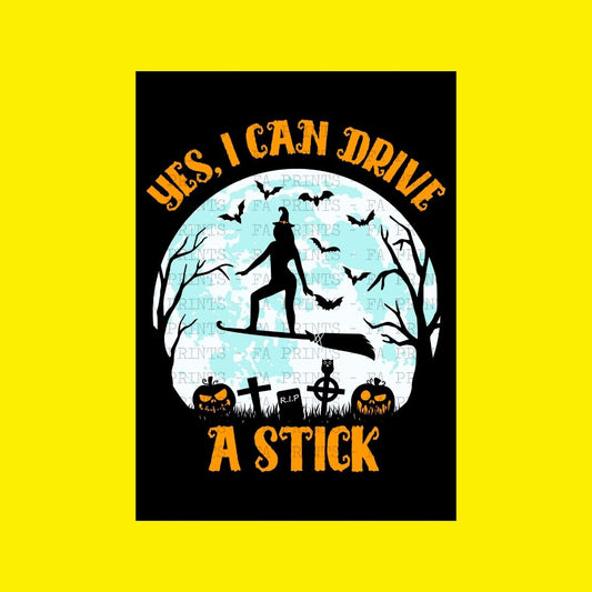 Drive A Stick | DTF Transfer