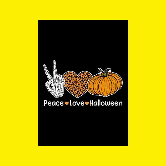 Peace - Love - Halloween | DTF Transfer