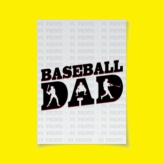 Baseball Dad | DTF Transfer