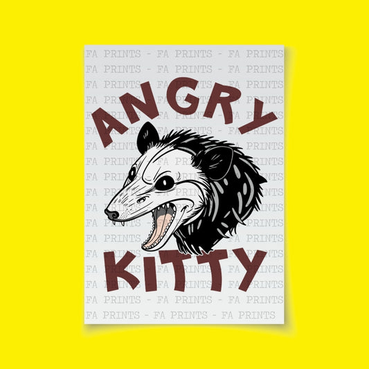 Angry Kitty | DTF Transfer