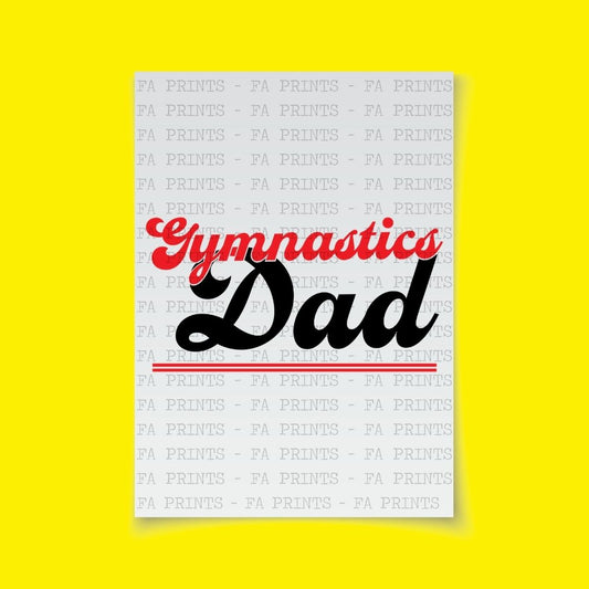 Gymnastics Dad | DTF Transfer