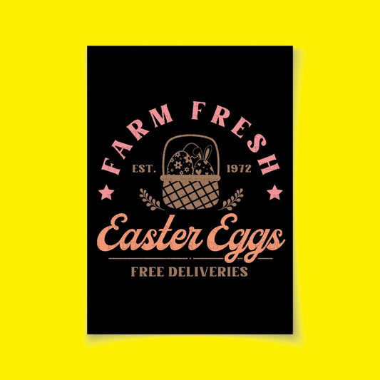 Farm Fresh Easter Eggs | DTF Transfer