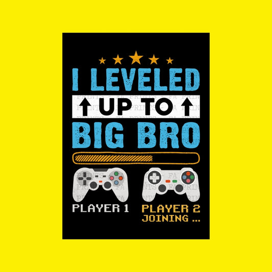 I Leveled Up To Big Bro | DTF Transfer