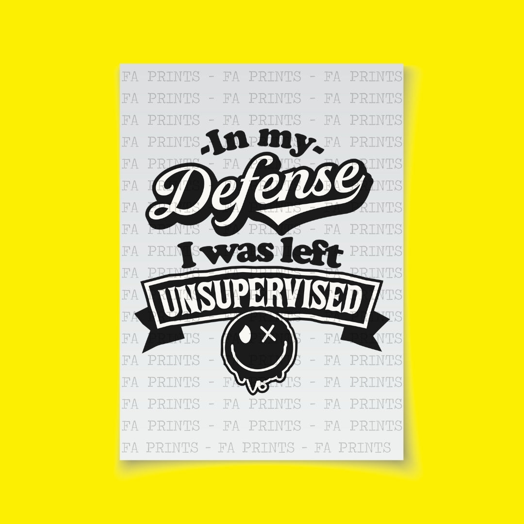 In My Defense | DTF Transfer