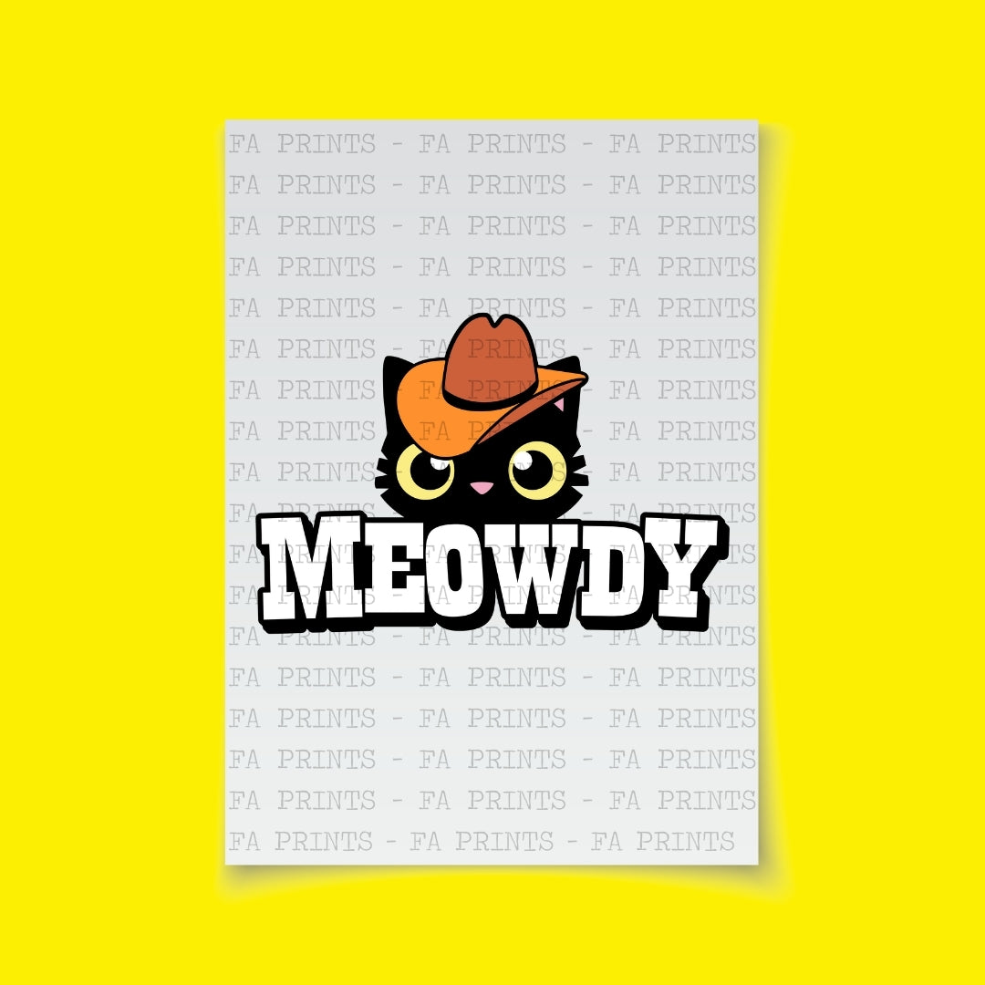 Meowdy | DTF Transfer