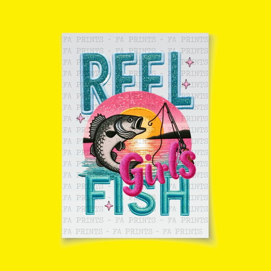 Reel Girls Fish | DTF Transfer