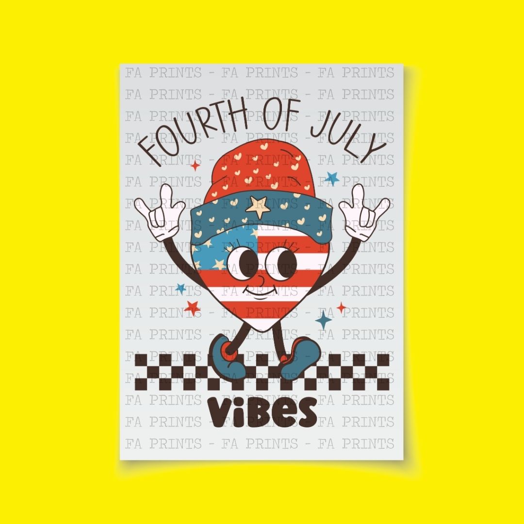 Fourth of July Vibes | DTF Transfer