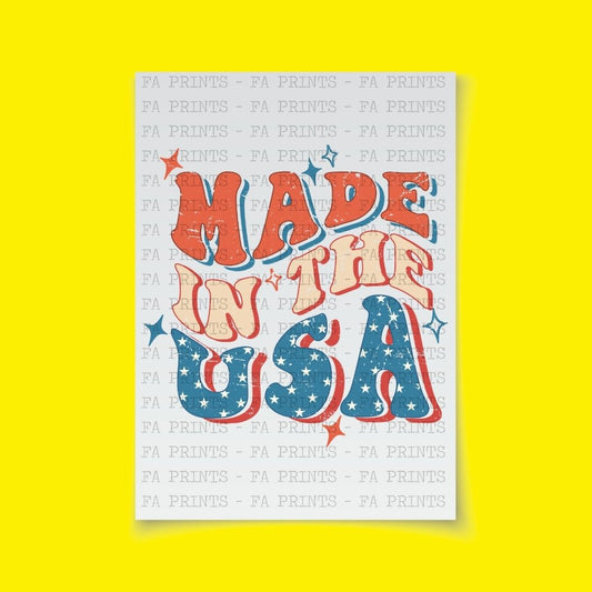 Made in the USA | DTF Transfer