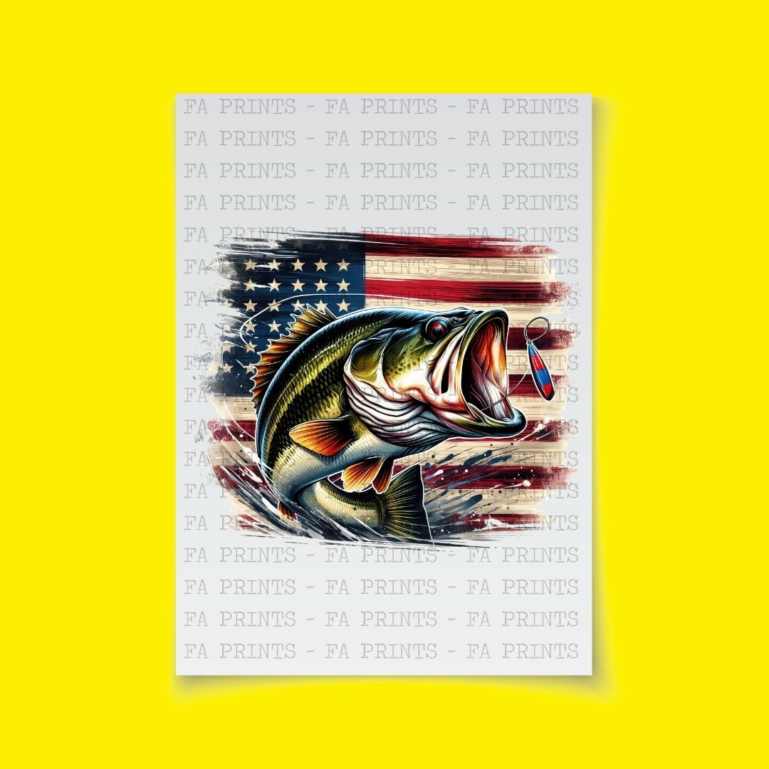 American Fish | DTF Transfer