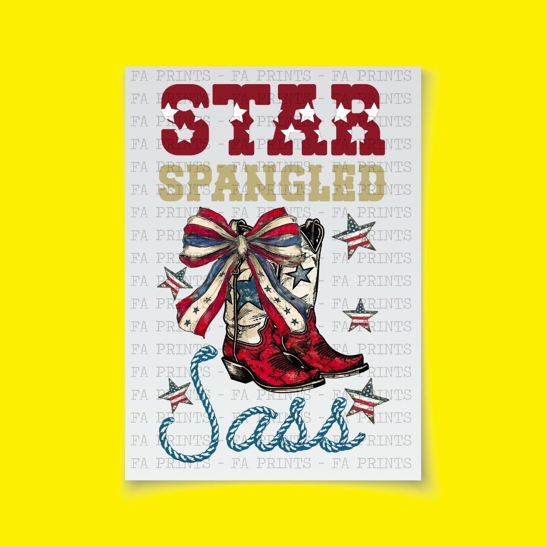 Star Spangled Sass | DTF Transfer