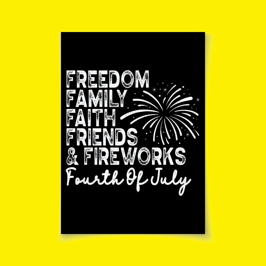 Freedom Family & 4th of July | DTF Transfer