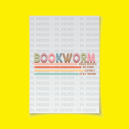 Bookworm | DTF Transfer