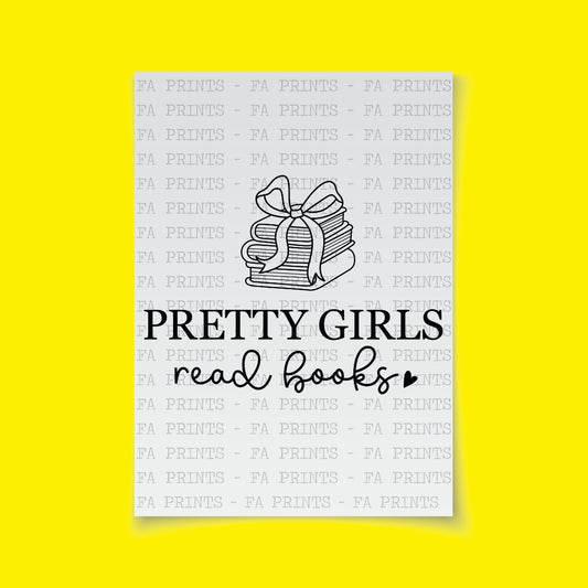 Pretty Girls Read Books | DTF Transfer