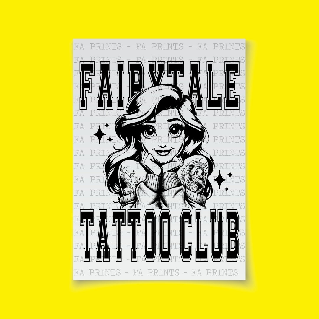 Fairytale Tattoo Club - Ocean Princess | DTF Transfer