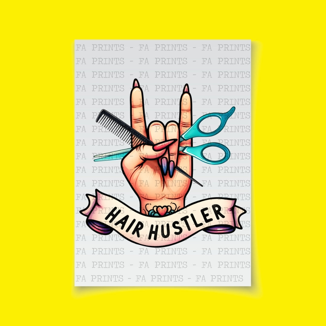 Hair Hustler | DTF Transfer