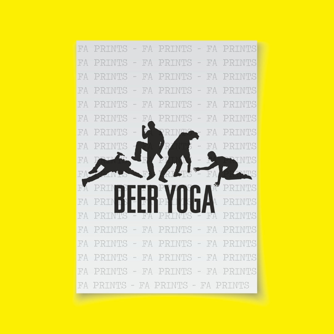 Beer Yoga | DTF Transfer