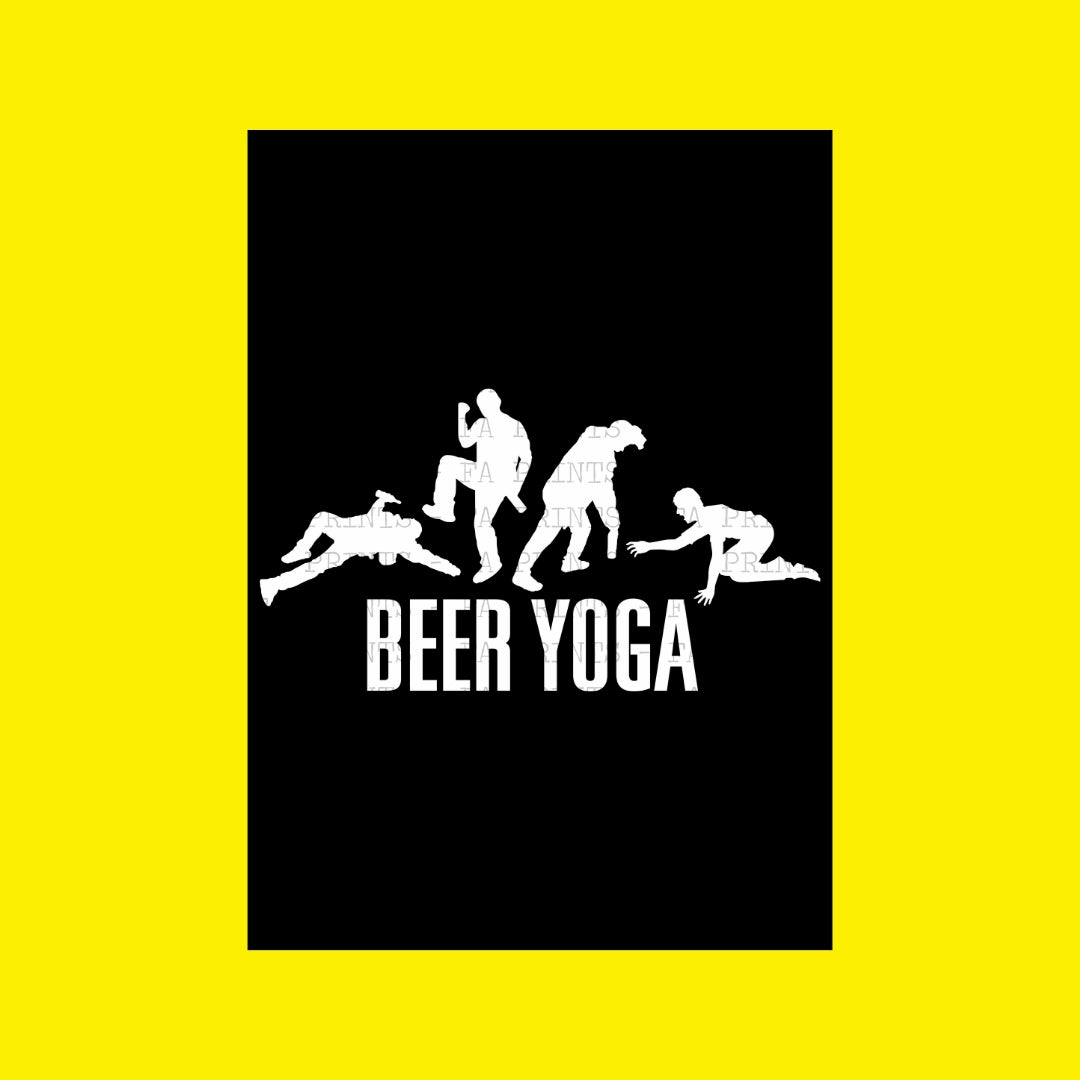 Beer Yoga | DTF Transfer