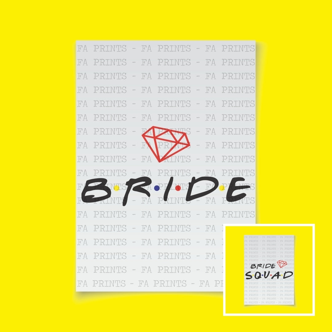 Bride - Bride Squad | DTF Transfer