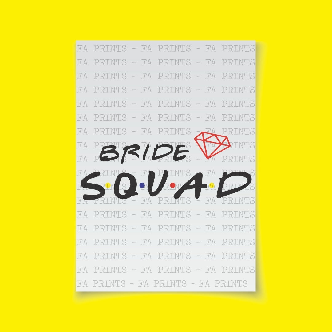 Bride - Bride Squad | DTF Transfer