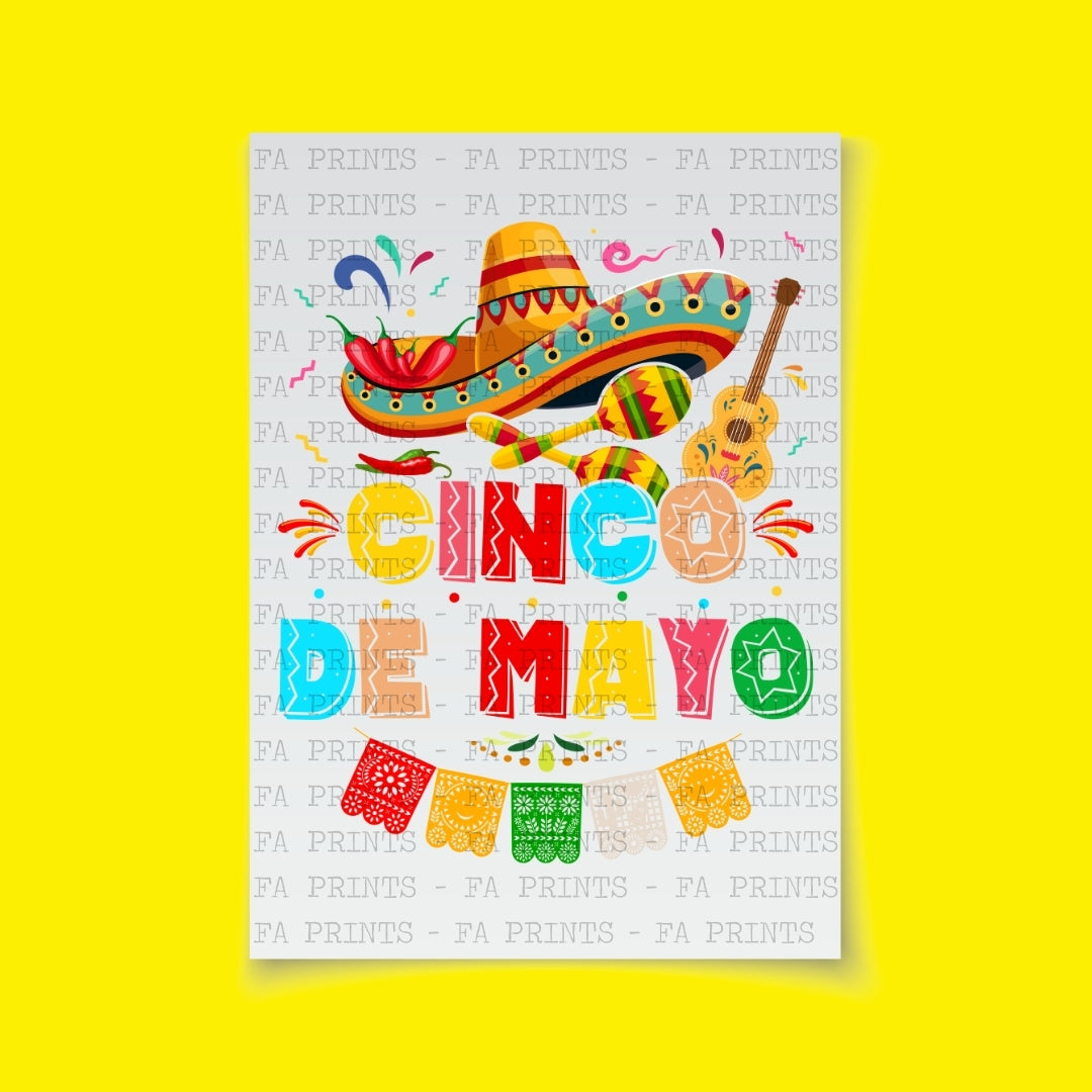 Cinco De Mayo | DTF Transfer