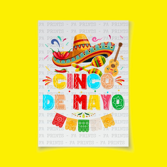 Cinco De Mayo | DTF Transfer