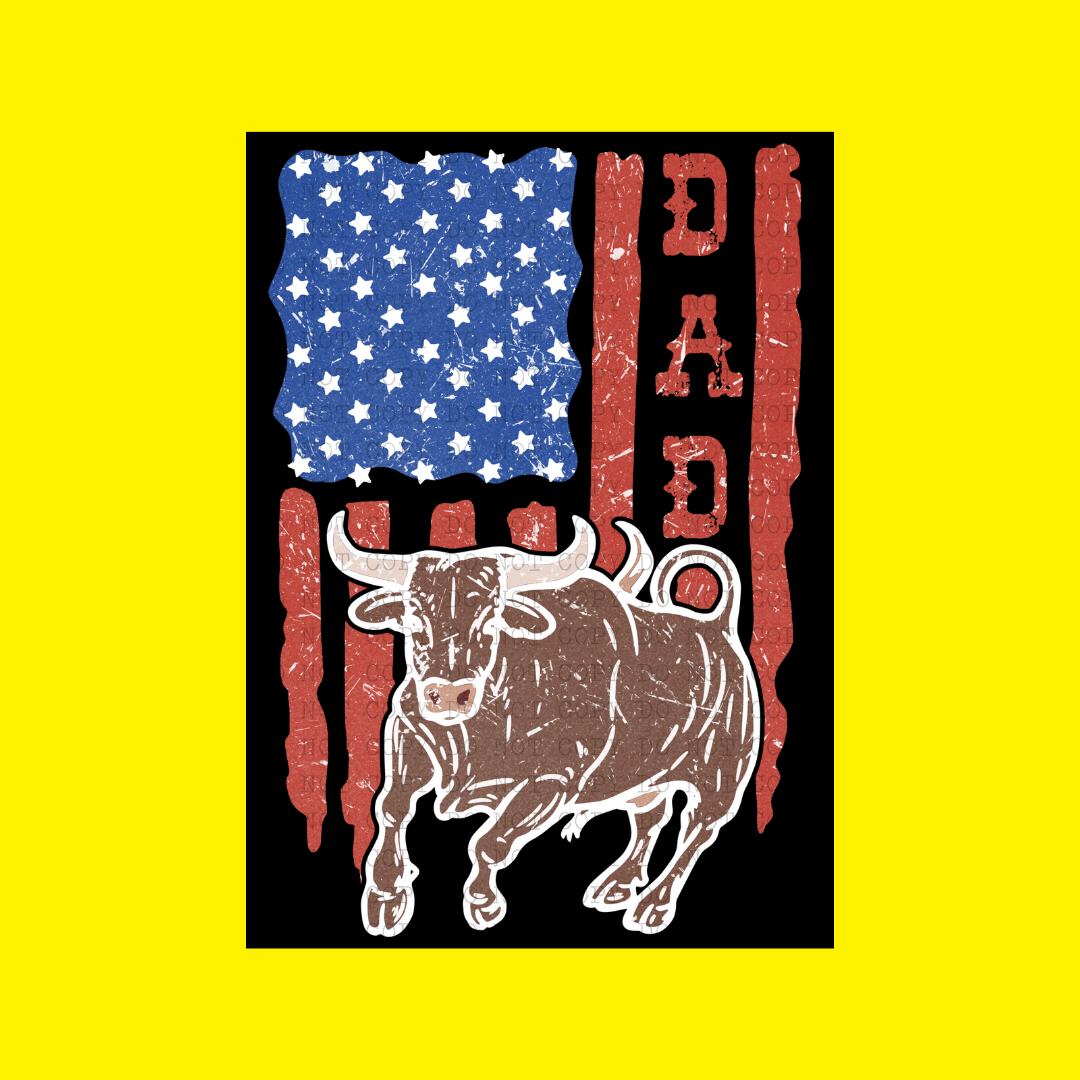 American Bull Dad | DTF Transfer