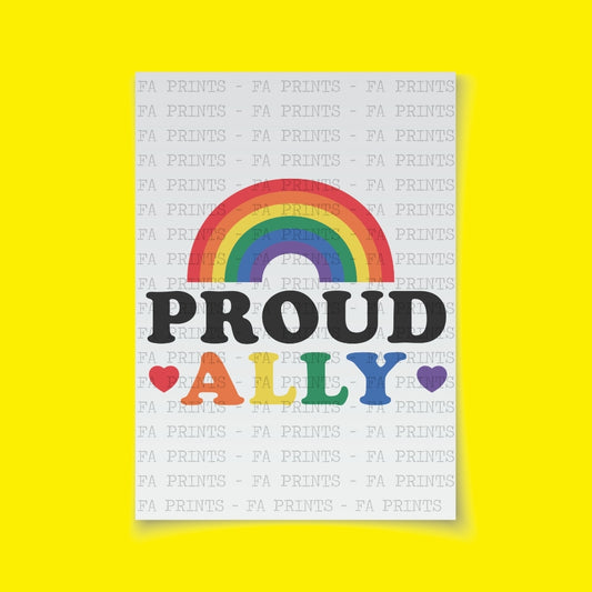 Proud Ally | DTF Transfer