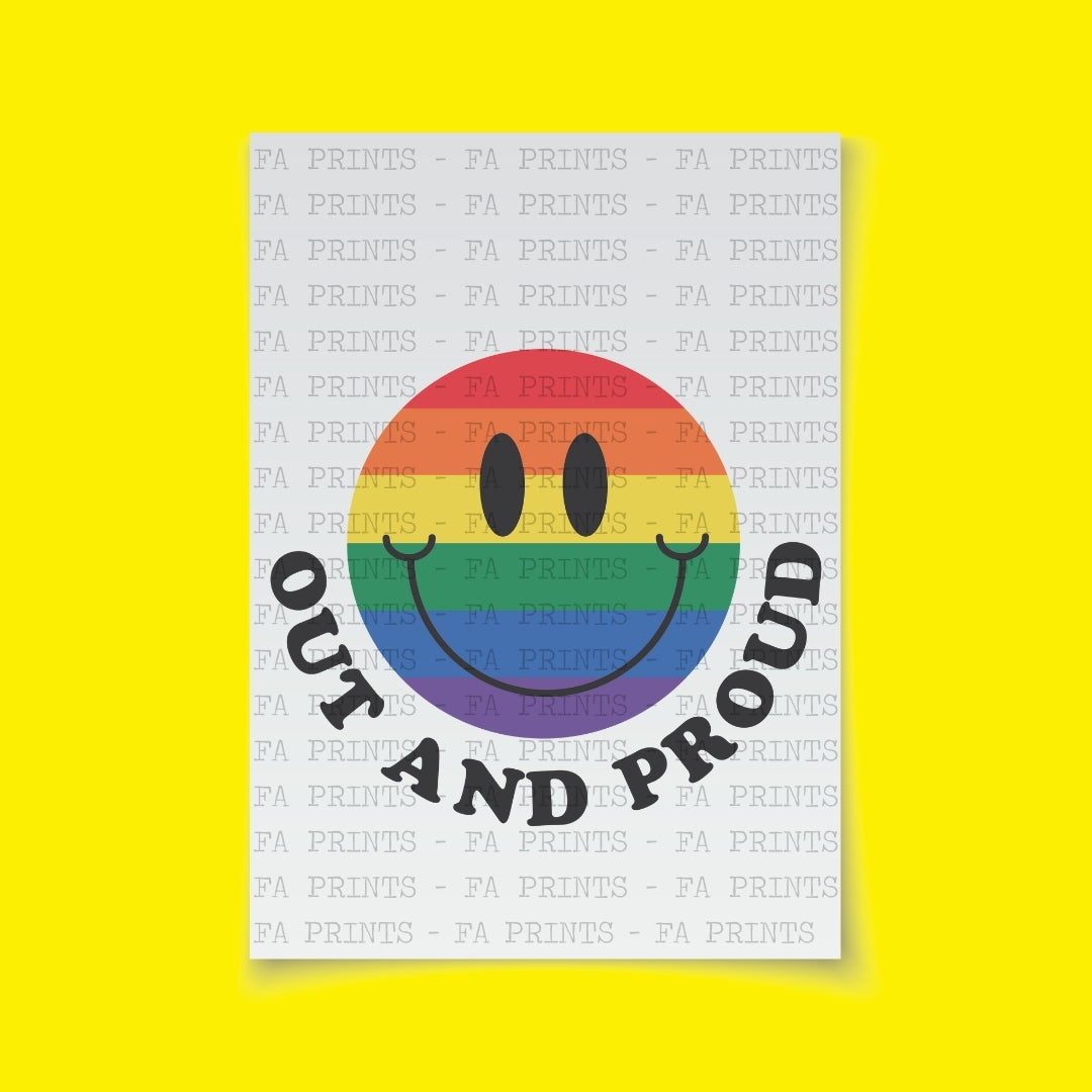 Out And Proud | DTF Transfer