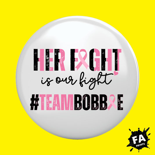 Team Bobbie 3" Button