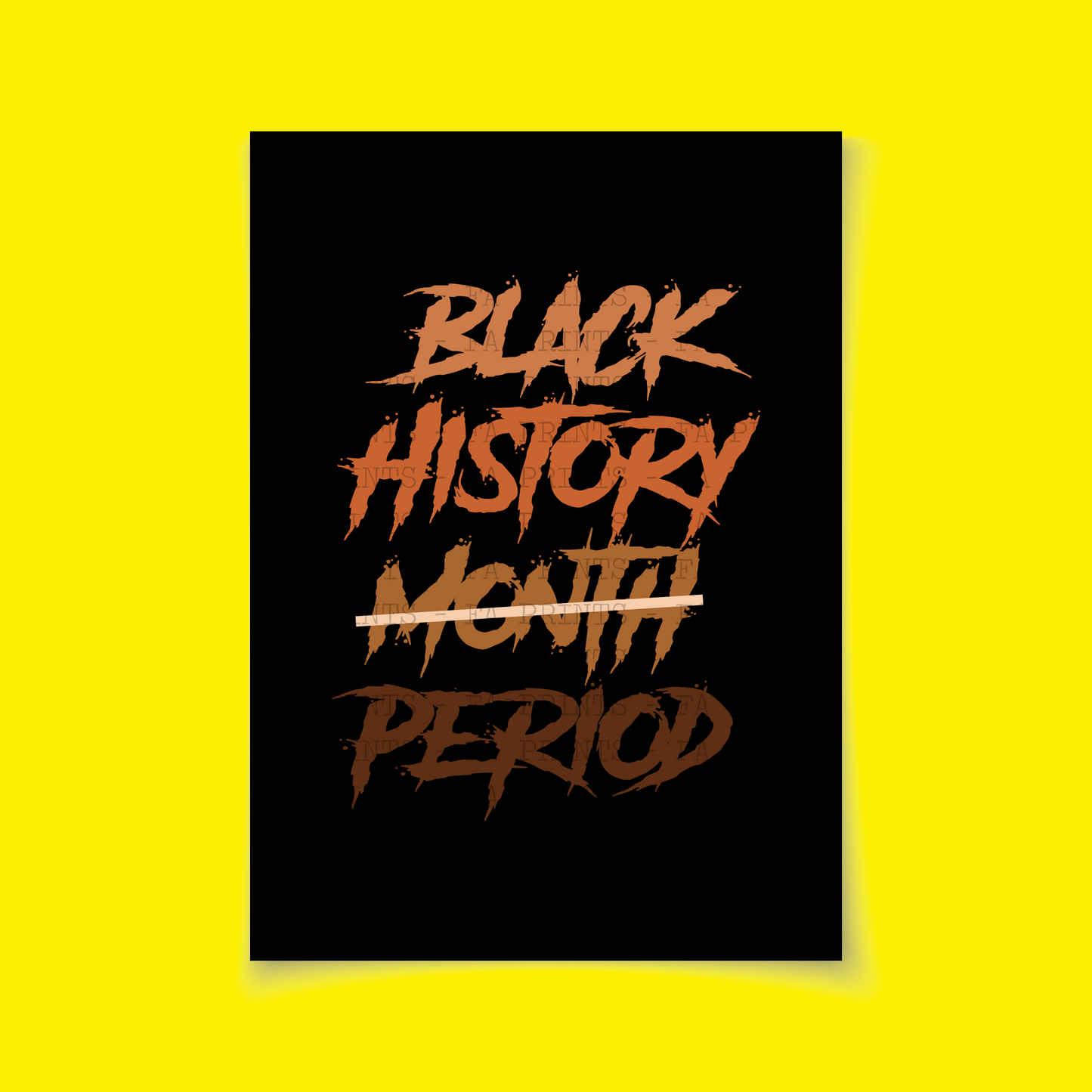 Black History Period - Slash | DTF Transfer