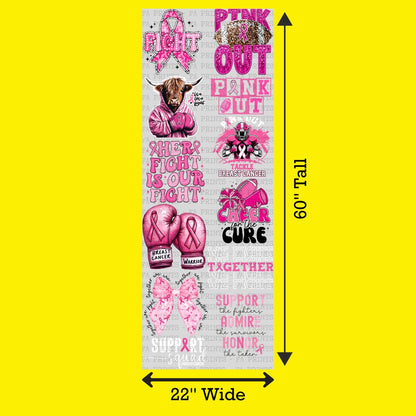 Breast Cancer Awareness | DTF Gang Sheet