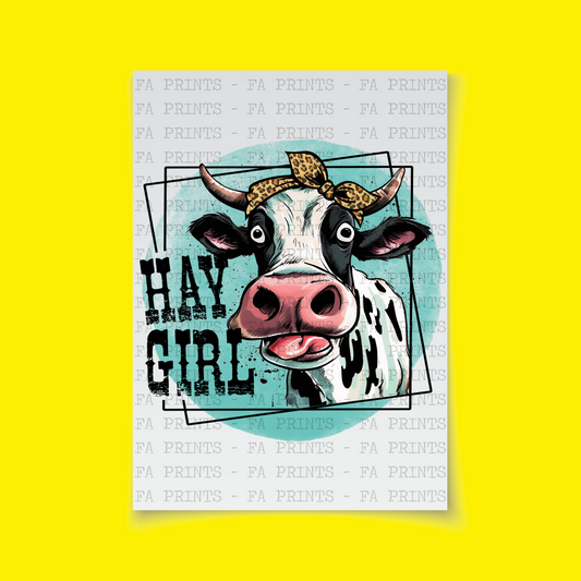 Hay Girl | DTF Transfer