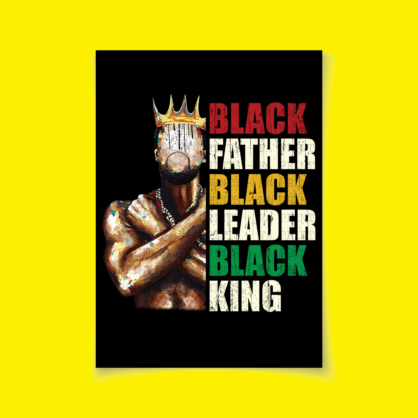 Father - Leader - King | DTF Transfer