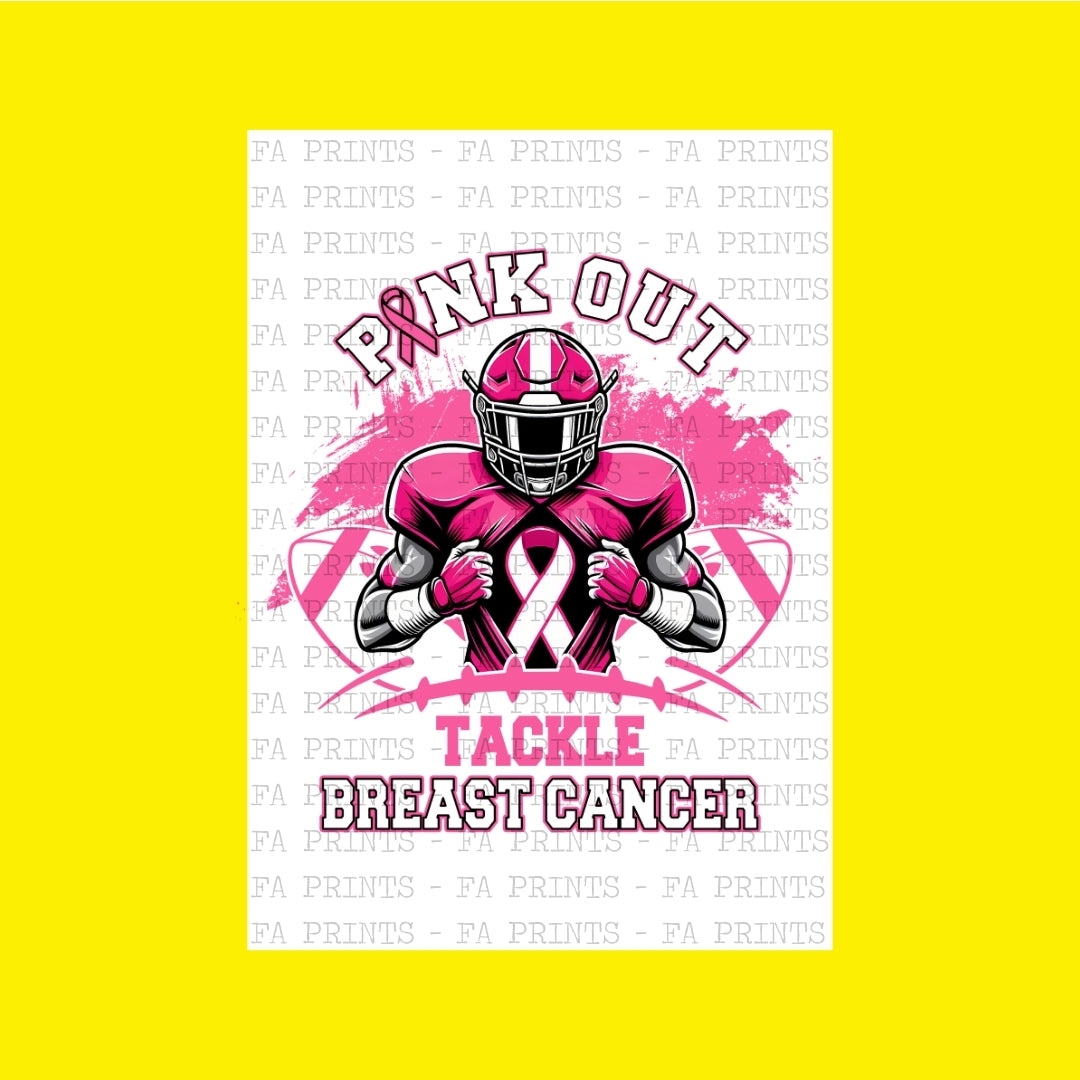 Tackle Breast Cancer | DTF Transfer