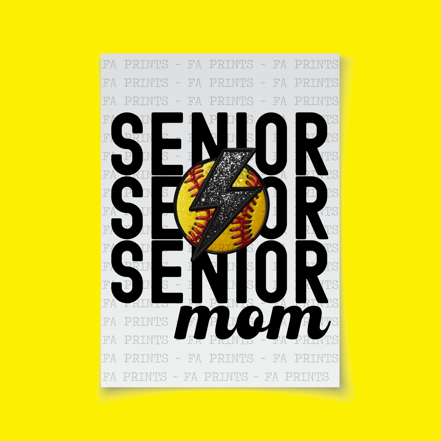 Senior Softball Mom | DTF Transfer