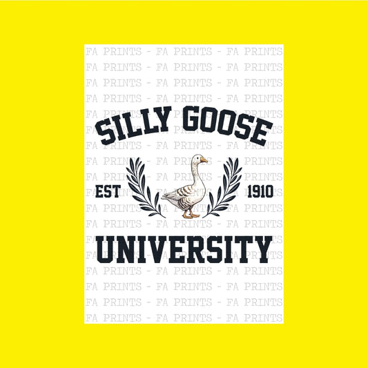 Silly Goose University | DTF Transfer