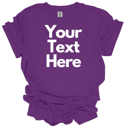 Custom Order T-Shirt (Sherwood) - White Text