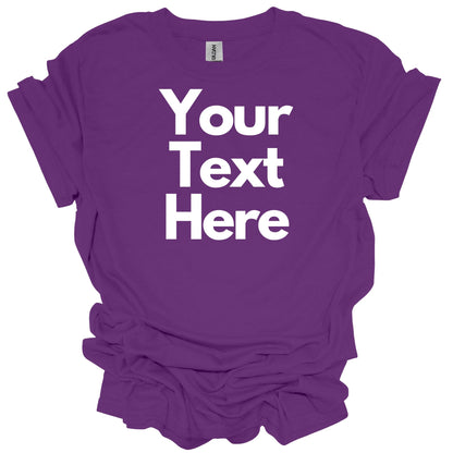 Custom Order T-Shirt (Sherwood) - White Text