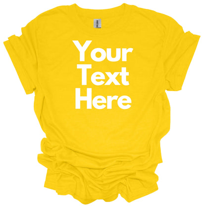 Custom Order T-Shirt (Sherwood) - White Text