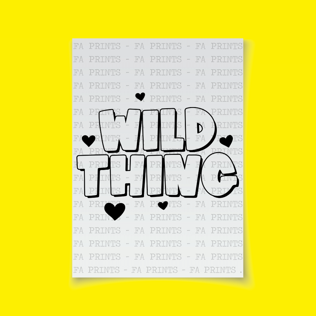 Wild Thing | DTF Transfer